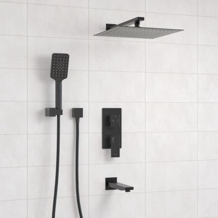 A172071 Встраиваемый комплект для ванны с верхней насадкой, лейкой и изливом, артикул A172071