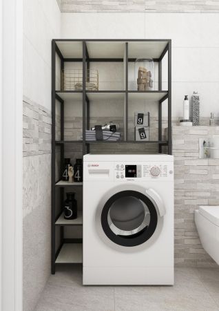 Стеллаж «Лофт» №1 860*1700*350 Для хранения над стиральной машиной С08089