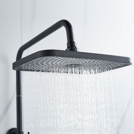 Душевая система Raffine F3696H, черный, артикул F3696H