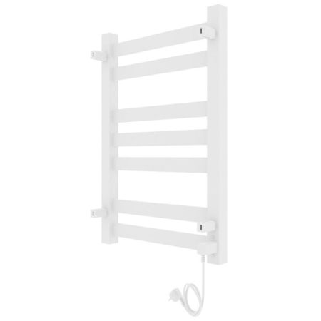 Полотенцесушитель электро "Гефест ЧК П7 500х800", белый муар, левый, артикул 73207614
