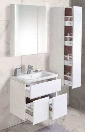 Зеркальный шкаф Roca Up 60 ZRU9303015 L с подсветкой Белый глянец, артикул ZRU9303015