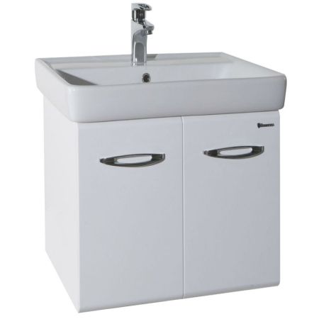 Тумба под раковину Bellezza Джела 60 4639809540019 подвесная Белая, артикул 4639809540019