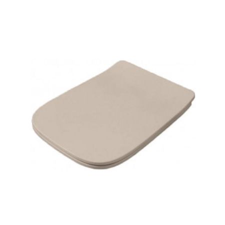 Artceram A16 Сиденье для унитаза с микролифтом, цвет: matera, петли: хром, артикул ASA001 41 71 matera/cr