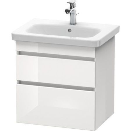 Тумба под раковину Duravit Durastyle 65 Белая глянцевая, артикул DS648002222