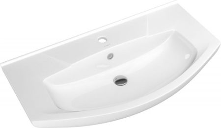 Тумба под раковину Bellezza Дрея 85 4631314000019 с бельевой корзиной Белая, артикул 4631314000019