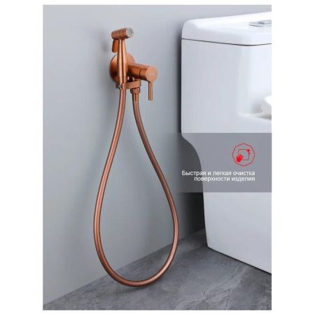 Гигиенический душ со смесителем встраиваемый Raglo R20.54.33, матовая медь