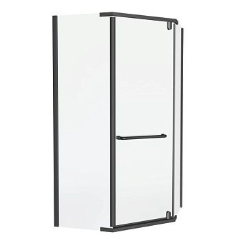 Душевой уголок Knotlor FCD100CG0GM 5-тиугольный 100х100х200, оружейная сталь