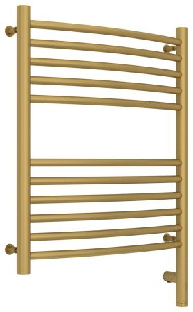 Полотенцесушитель электрический "БОГЕМА 3.0" 600х500 / МЭМ правый (Матовое золото)