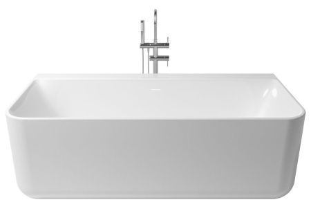 Zenon Kivu Wall, акриловая пристенная ванна прямоугольной формы, 175x80xh60 см, цвет белый матовый, артикул 4000.000.000.000.23350