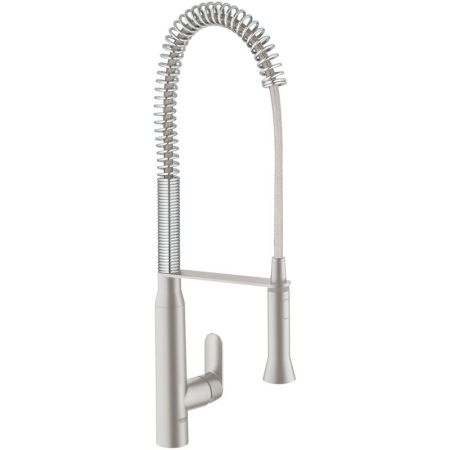 Смеситель для кухни GROHE K7 с высоким изливом, суперсталь (32950DC0), артикул 32950DC0