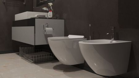 Биде подвесное TIMO KULO 490*365*325 (TK-404MB), артикул TK-404MB