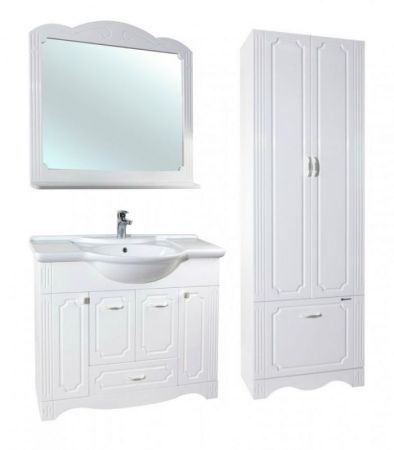 Шкаф пенал Bellezza Кантри 60 Белый, артикул 4629909090019