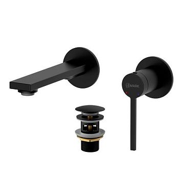Смеситель Lemark Valday для раковины, встраиваемый (LMF-8133B-BL)