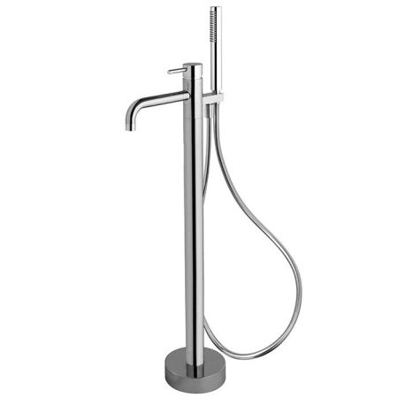 Fima Carlo Frattini Spillo Up Смеситель для ванны, напольный, с ручным душем, цвет: хром, артикул F3034/6NCR