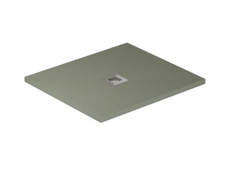 Душевой поддон Allen Brau Priority 100x100 8.31005-CGM олива, артикул 8.31005-CGM
