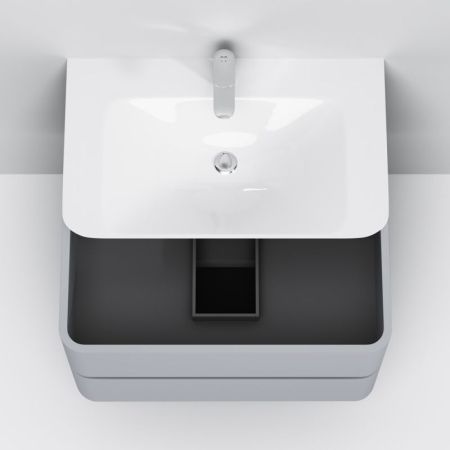 Тумба под раковину AM.PM Sensation 80 M30FHX0802FG подвесная Серый шелк, артикул M30FHX0802FG