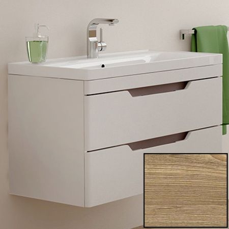 Тумба с раковиной SanVit Степ 90 kstep90 с фактурой под дерево подвесная Карпатская ель Тумба с раковиной SanVit Степ 90 kstep90 с фактурой под дерево подвесная Карпатская ель