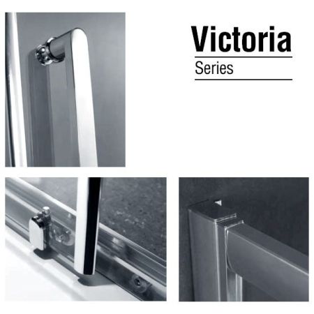 Душевой уголок Gemy Victoria 150х100 профиль Хром стекло прозрачное, артикул S30191C-A100