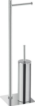 Gedy Artu, стойка: бумагодержатель/металлический ёрш, цвет хром, артикул 1132(13)