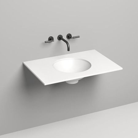 SALINI Столешница 800х500х15 мм, из материалв S-Stone, цвет белый матовый, артикул 200121M