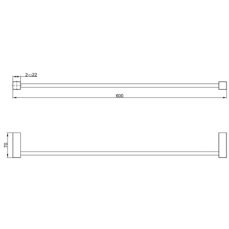 Полотенцедержатель Lemark VALDAY настенный, сталь, брашированное золото (LMA-8113S-BRG), артикул LMA-8113S-BRG