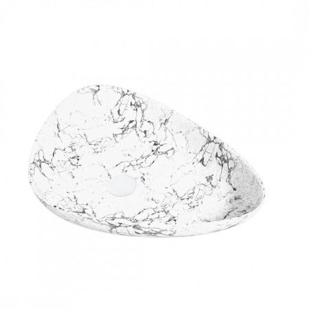 Раковина чаша Maretti EL13NS56-740MR, белый мрамор, артикул EL13NS56-740MR