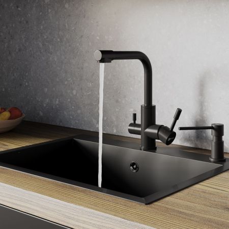 Дозатор Lemark для жидких моющих средств, врезной Expert (LM8203BLN), артикул LM8203BLN