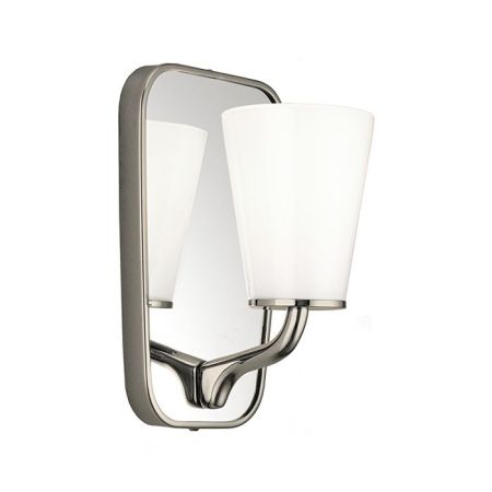 Devon Twinkle Cветильник настенный, 140х210 мм, IP20, цвет: никель блестящий (с царапинами с ВЫСТАВКИ), артикул DETWINKLENK с царапинами/ВЫСТАВКА