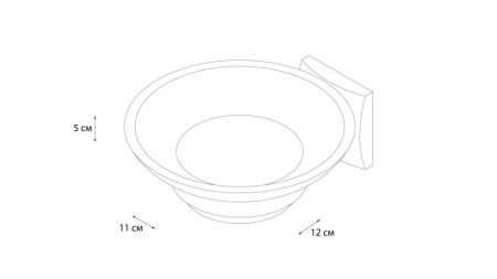 Мыльница стекло Grampus Ocean GR-2008, артикул GR-2008