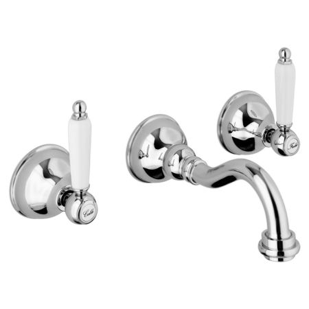 Смеситель для раковины Webert Dorian DO750404 Хром Белый, артикул DO750404015