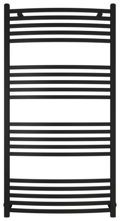 Полотенцесушитель водяной АРКУС 1200х600 (Матовый Чёрный), артикул 31-0251-1260