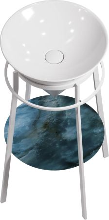 Металлическая структура CONO напольная 44, белая матовая, артикул CO.44\WHT.M