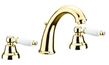 Смеситель для раковины Fiore COLONIALE 02OO0628, золото, артикул 02OO0628