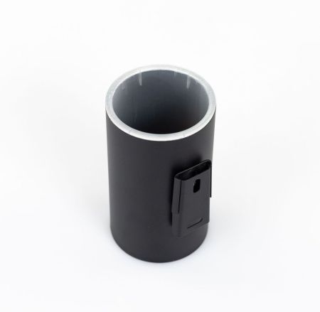 Stil Haus Hashi, настенный металлический стакан, цвет чёрный матовый, артикул HS10M(23)