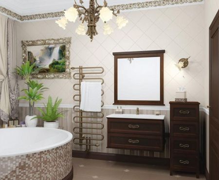 Зеркало Гарда 90 Opadiris Орех антикварный, артикул 