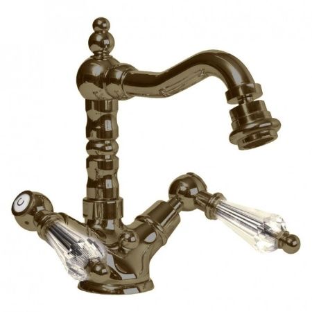 Смеситель для биде Cezares Diamond BS2 прозрачные ручки 01 Хром Смеситель для биде Cezares Diamond BS2 прозрачные ручки 01 Хром