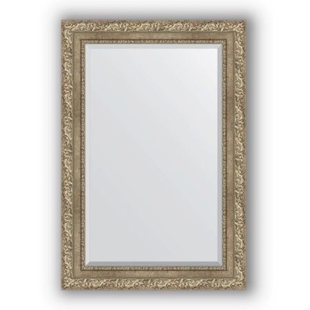 Зеркало Evoform Exclusive 95х65 Виньетка античное серебро