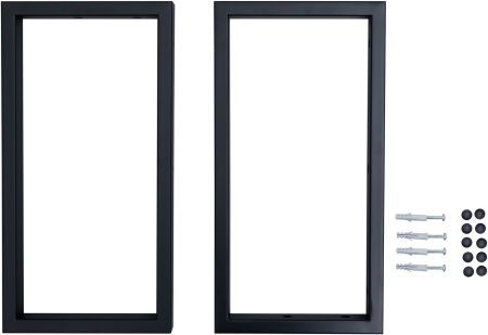 Комплект кронштейнов Aquanet Магнум черный матовый, артикул 00320677