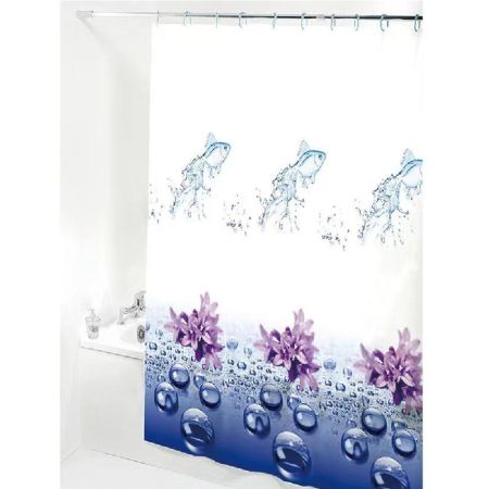 Штора для ванной комнаты Savol S-TH8P05, морской мир, артикул S-TH8P05