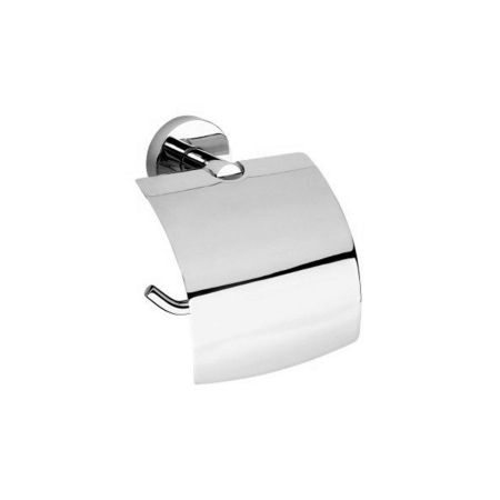 Держатель X-ROUND туалетной бумаги с крышкой, 136x151x83 мм, хром, Sapho, артикул XR705