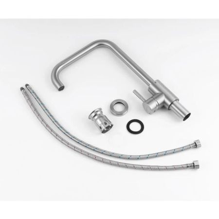 Смеситель для кухни Knotlor SS-01/1, сатин