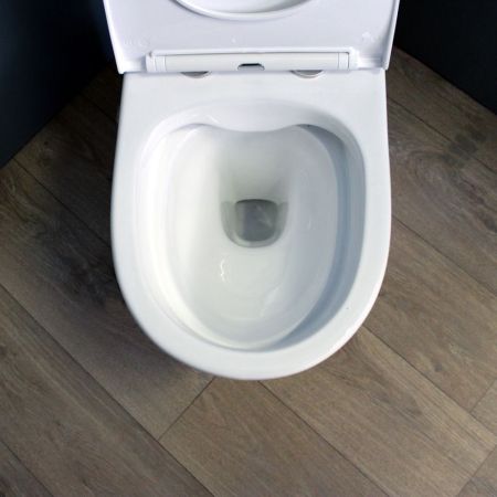 Унитаз подвесной Maretti Ritta безободковый с микролифтом, RI10PBM53-844, белый, артикул RI10PBM53-844