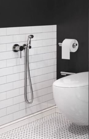 Шланговое подсоединение, Kludi, A-QA, для шлангов с конической гайкой, держатель-в комплекте, стандарт подвода воды-1/2", цвет-хром, артикул 6054705-00