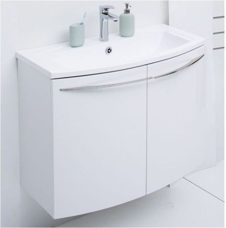 Тумба с раковиной De Aqua Токката 90 белый, артикул 00212678