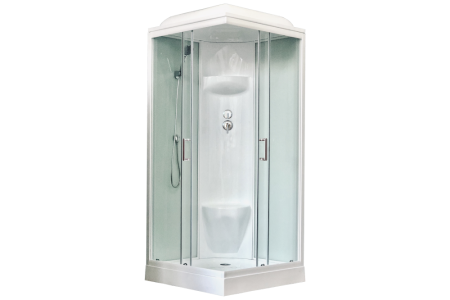 Душевая кабина Royal Bath  RB 80HP6-WT (белое/прозрачное), артикул RB80HP6-WT