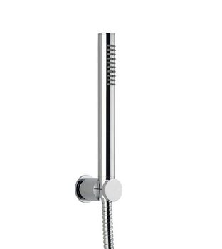 Emmevi, набор ручного душа 167: круглая лейка, шланг 150 см и держатель лейки (все детали из латуни), цвет бронза