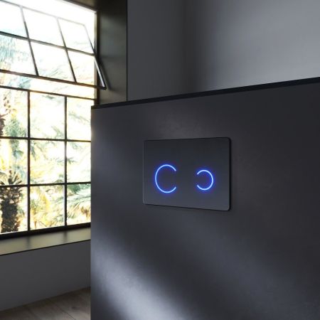 I0450B38 Touchless Pro, клавиша для инсталляции сенсорная бесконтактная, стекло, черный