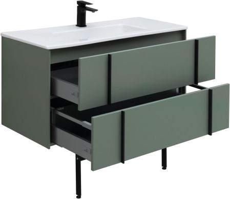 Тумба под раковину Allen Brau Reality 100 1.32007.CGM олива матовый, артикул 1.32007.CGM