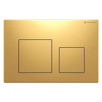 Клавиша смыва Terminus 82K24х16G, золото