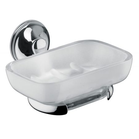 Bongio Fleur blanc Мыльница подвесная, хром, артикул 11015CR00